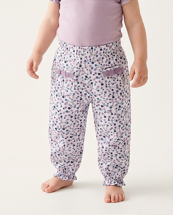 Calça lembranças Estampa azaléia