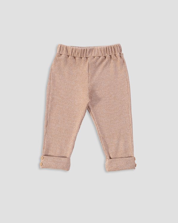 Calça baby Areia