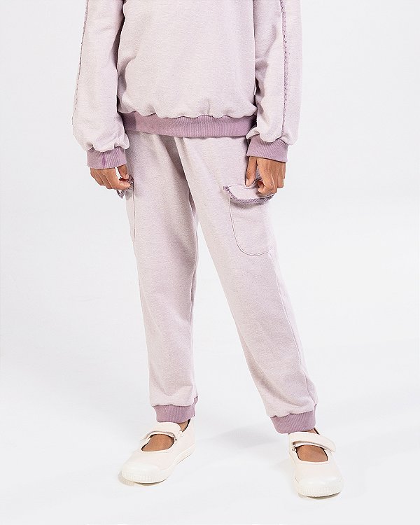 Calça ciranda Listrado lilás
