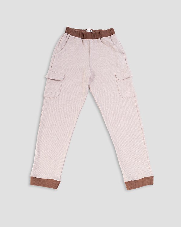 Calça ciranda Listrado marrom