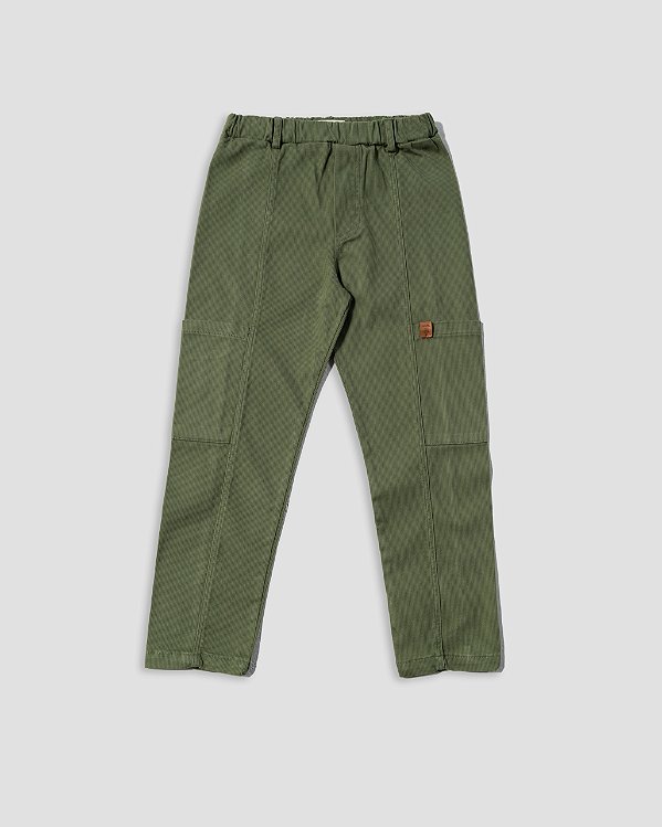 Calça cotelê Verde