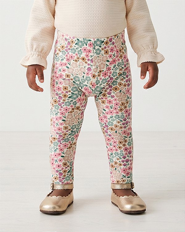 Calça basic Estampa amor-perfeito