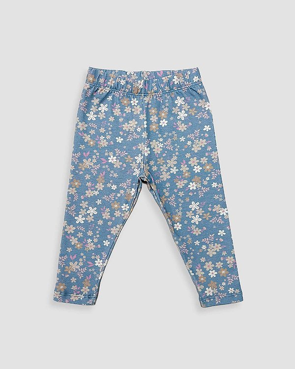 Calça basic estampada Estampa azaléia
