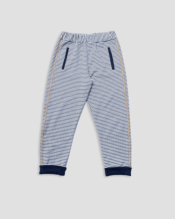 Calça listras comfy Listrado marinho