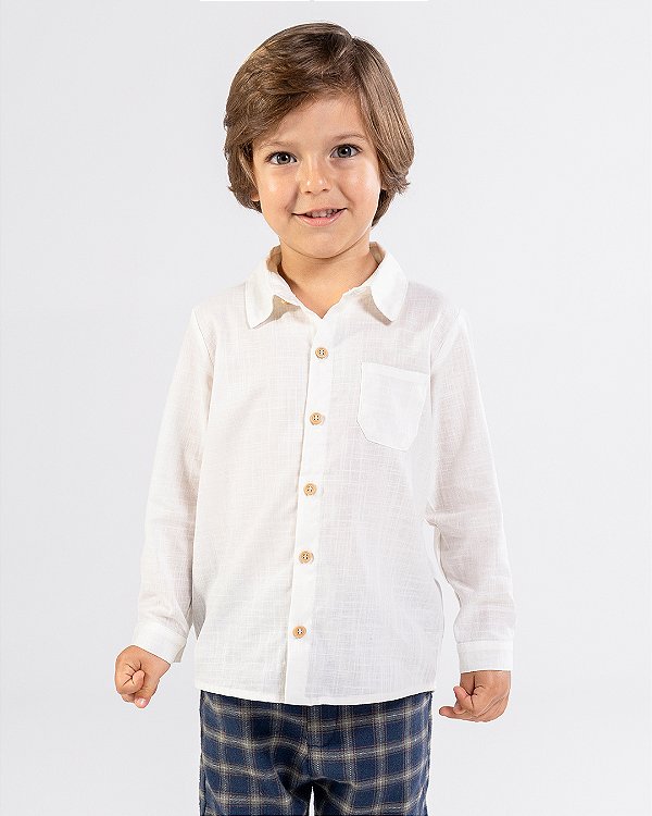 Camisa madeira Off-white