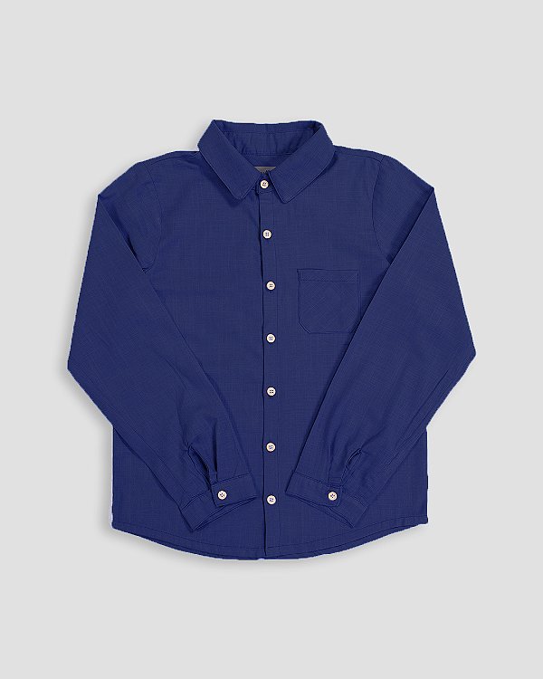 Camisa madeira Marinho