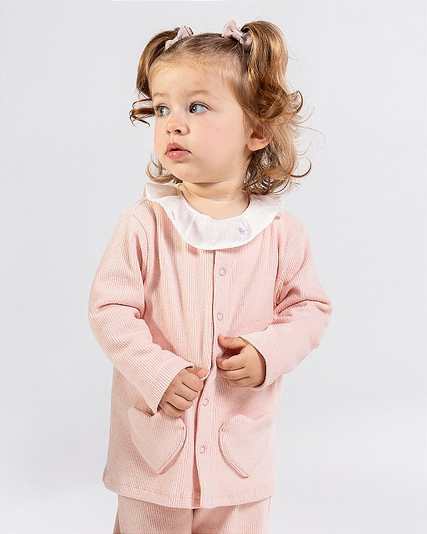 Casaco baby Rosa claro