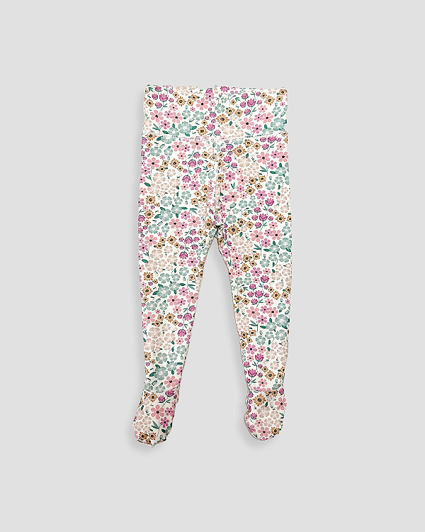 Calça comfort com pé estampada Estampa amor-perfeit
