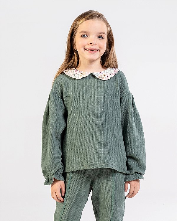 Moletom jardim Verde