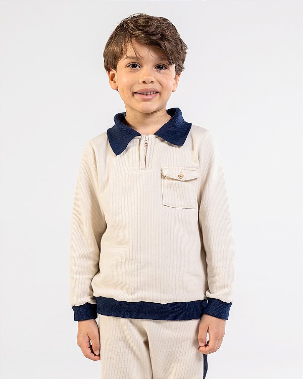 Moletom floco de neve Areia