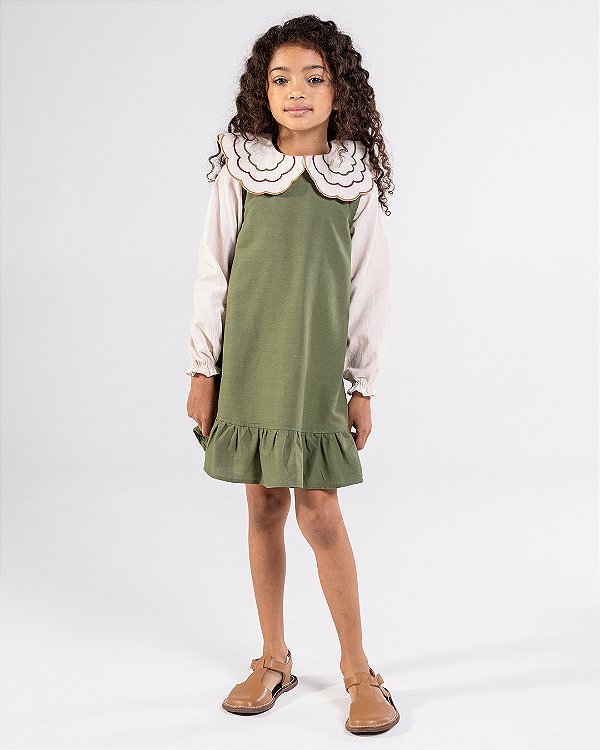 Vestido amarelinha Verde