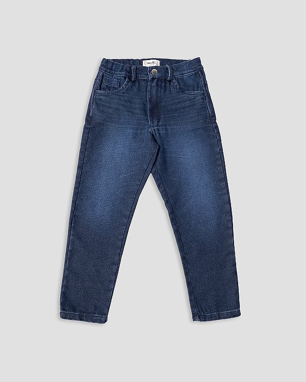 Calça vagalume denim Jeans/azul