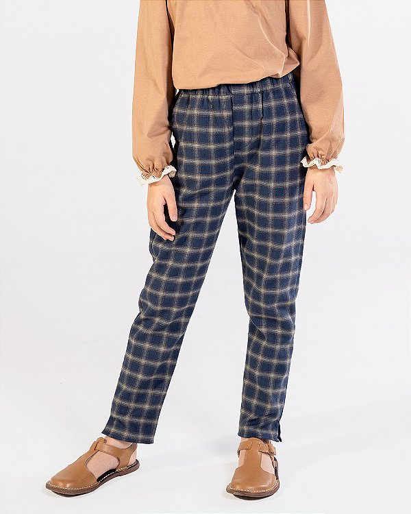 Calça new formosa Xadrez verde