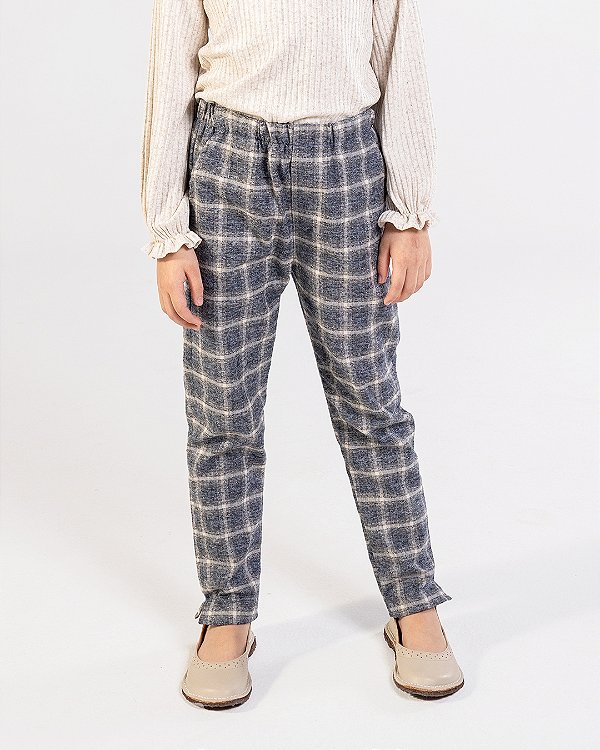 Calça new formosa Xadrez cinza