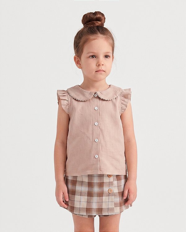 Blusa fofa Marrom