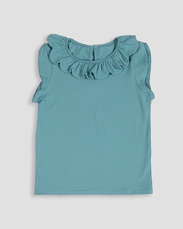 Blusa girassol Turquesa