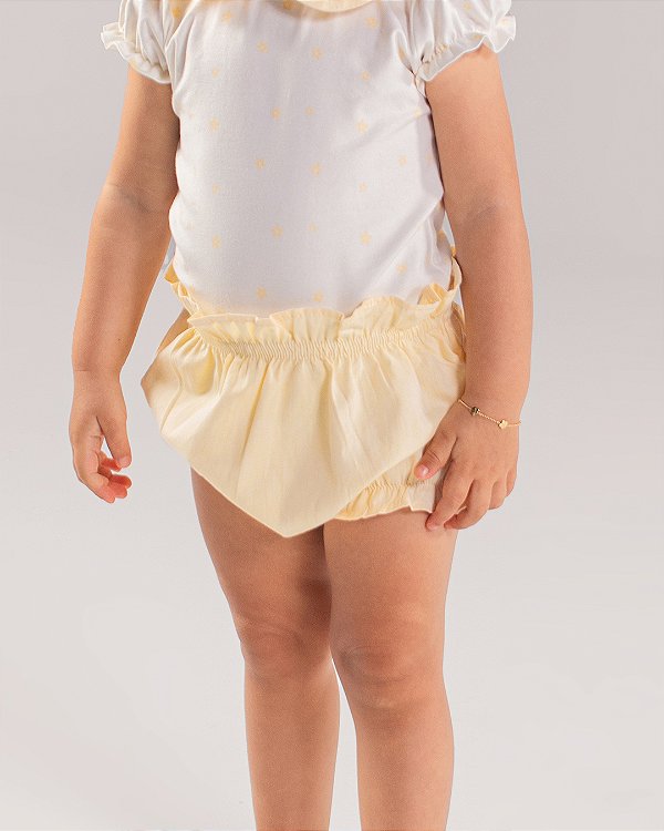 Tapa fralda vintage Amarelo