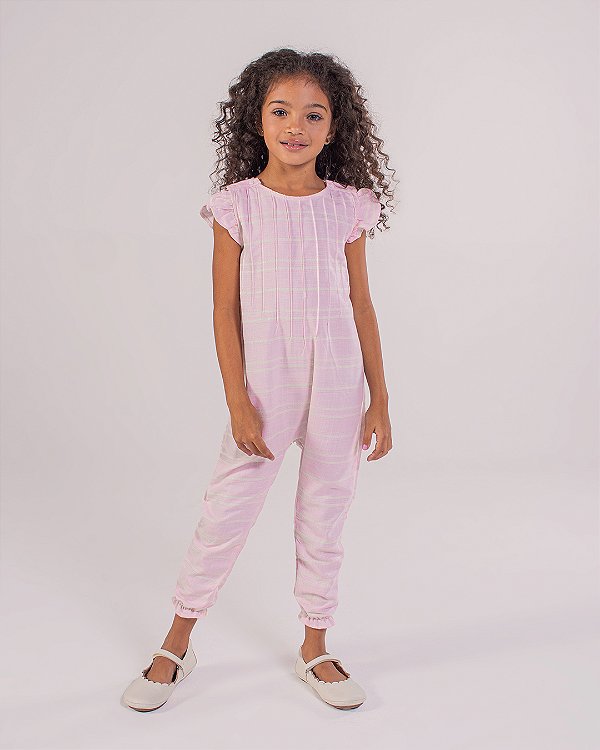 Macacão abelha Rosê