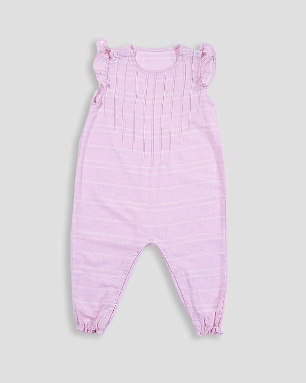 Macacão abelha baby Rosê