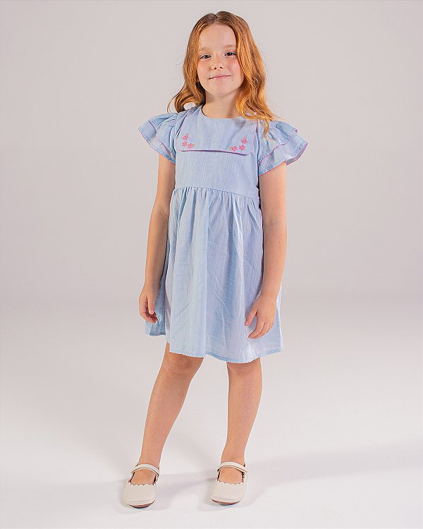 Vestido carrossel Azul