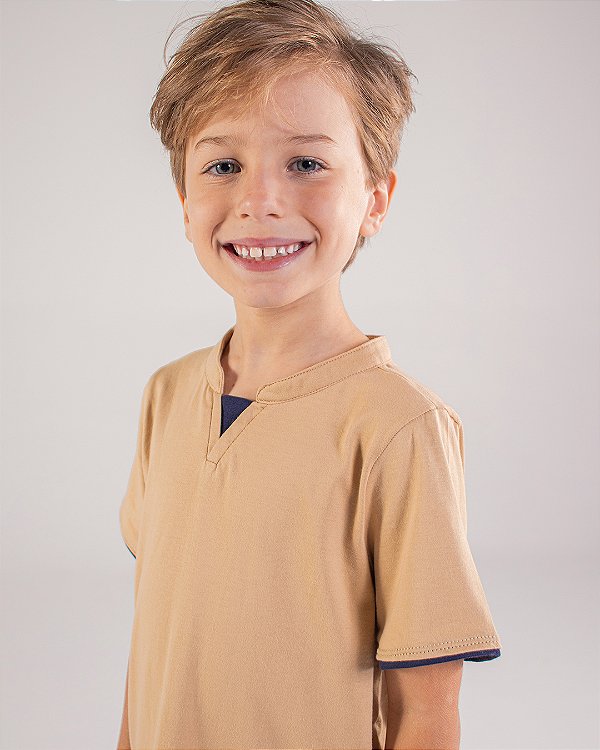 Camiseta peteca Areia