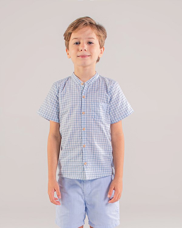 Camisa montanha Azul