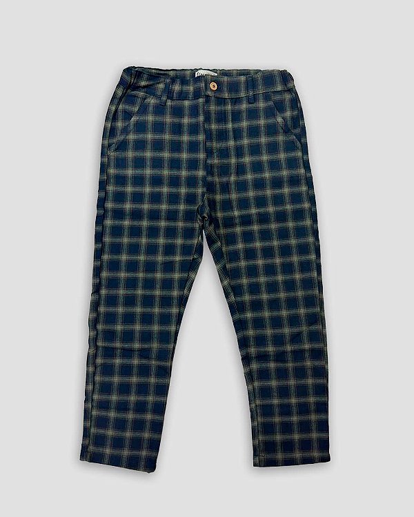 Calça orvalho Xadrez verde