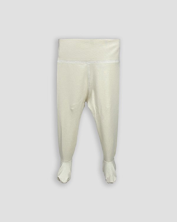 Calça comfort com pé Areia
