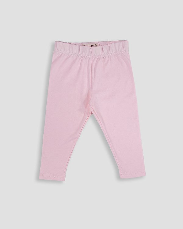 Calça básica Rosa bebê