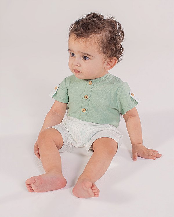 Macaquinho xadrez Verde