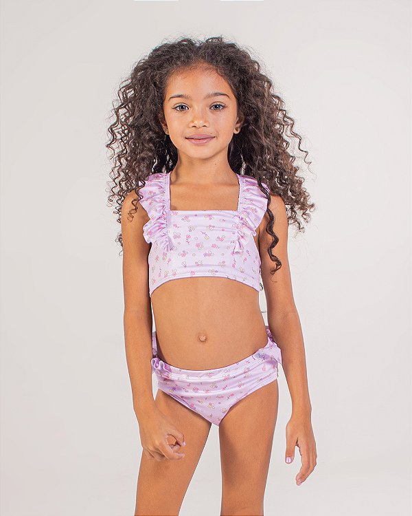 Biquini florzinhas Flora