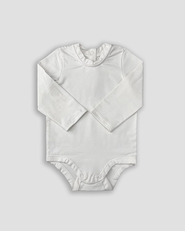 Body básico manga longa Off-white