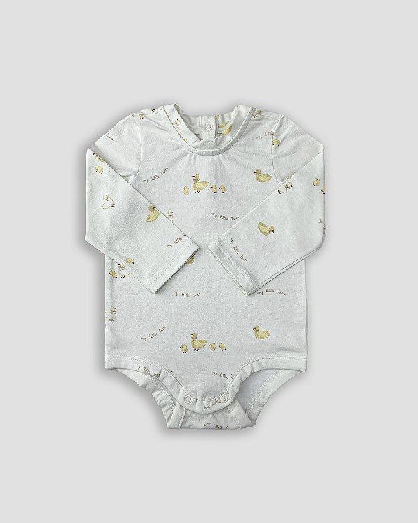 Body básico manga longa My little love