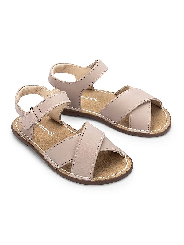 Sapato fantoche couro Mel Rosê