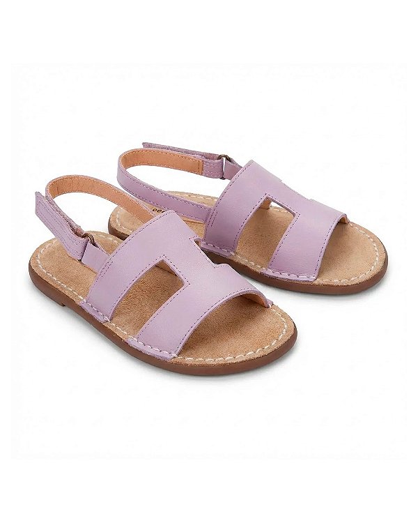 Sapato Jangada couro Lavanda