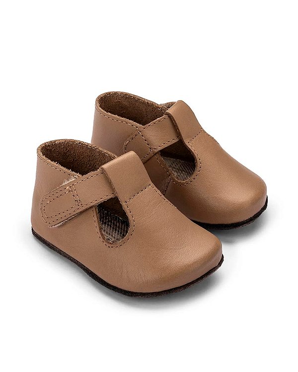 Sapato Chocalho couro Caramelo