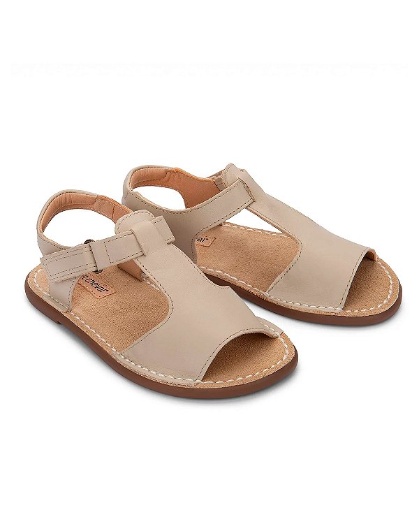 Sapato Carrossel couro Areia