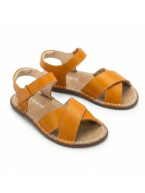 Sapato Fantoche couro Mel