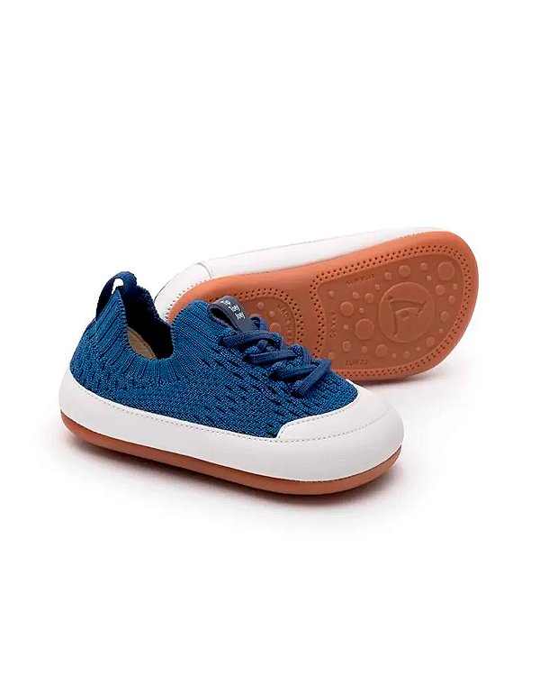 Sapato easy Marinho knit/deep