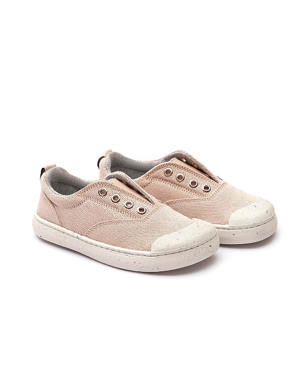 Sapato spyce green Nude eco canvas