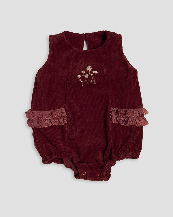 Romper babado Cramberry