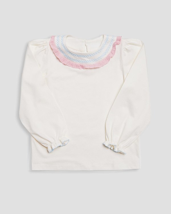 Blusa frufru Champagne