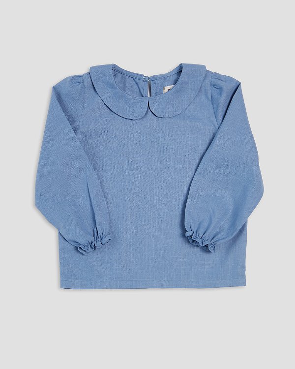 Blusa clássica Azul