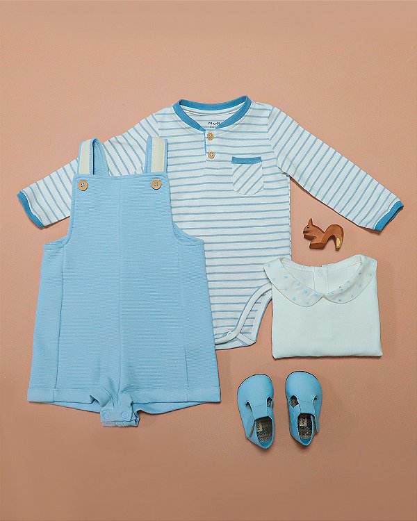 Body luneta Listrado azul