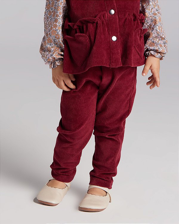 Calça new cogumelo Cramberry