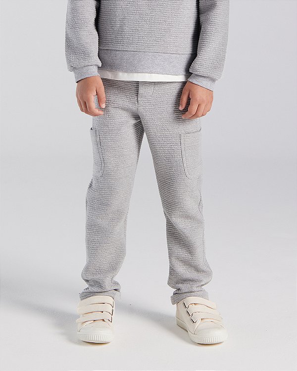 Calça cargo Cinza