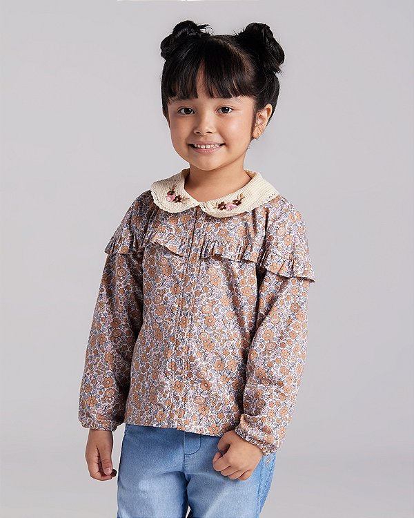 Casaco lembranças Estampa campina