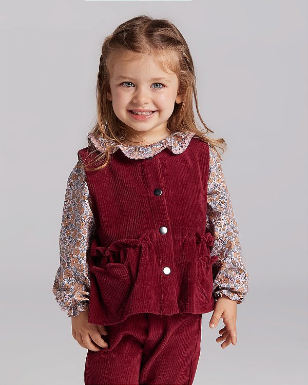 Colete bem me quer Cramberry