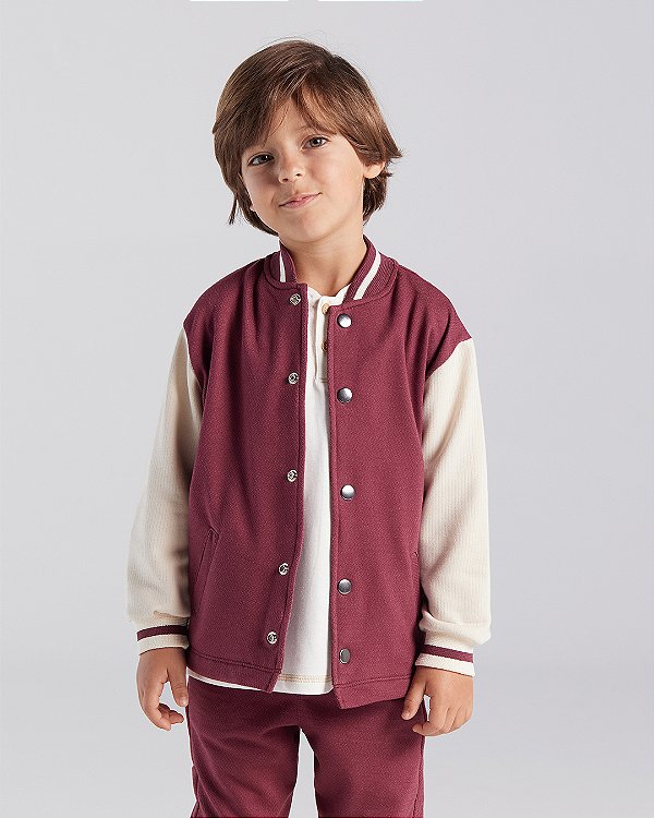 Jaqueta névoa Bordô