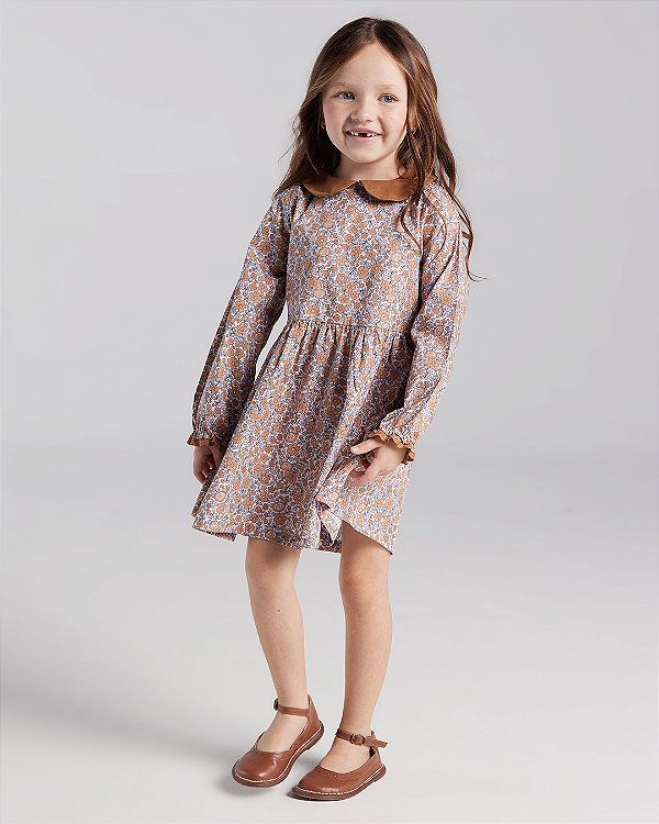 Vestido fantasia Estampa campina